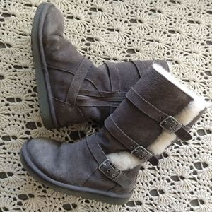 Grey UGG boots